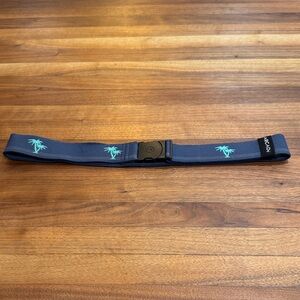 Men’s Navy/Teal Arcade Palm Tree Belt